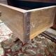 Bureau plat d de style Anglais en acajou