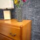 Vintage compass foot chest of drawers