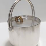 Silver Plated Ice Bucket / Wine Cooler by Ambrogio Pozzi for Padova Argenti