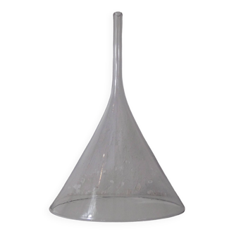 old vintage pharmacy glass funnel apothecary laboratory