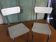 Pair of small kindergarten chairs formica vintage 1960S