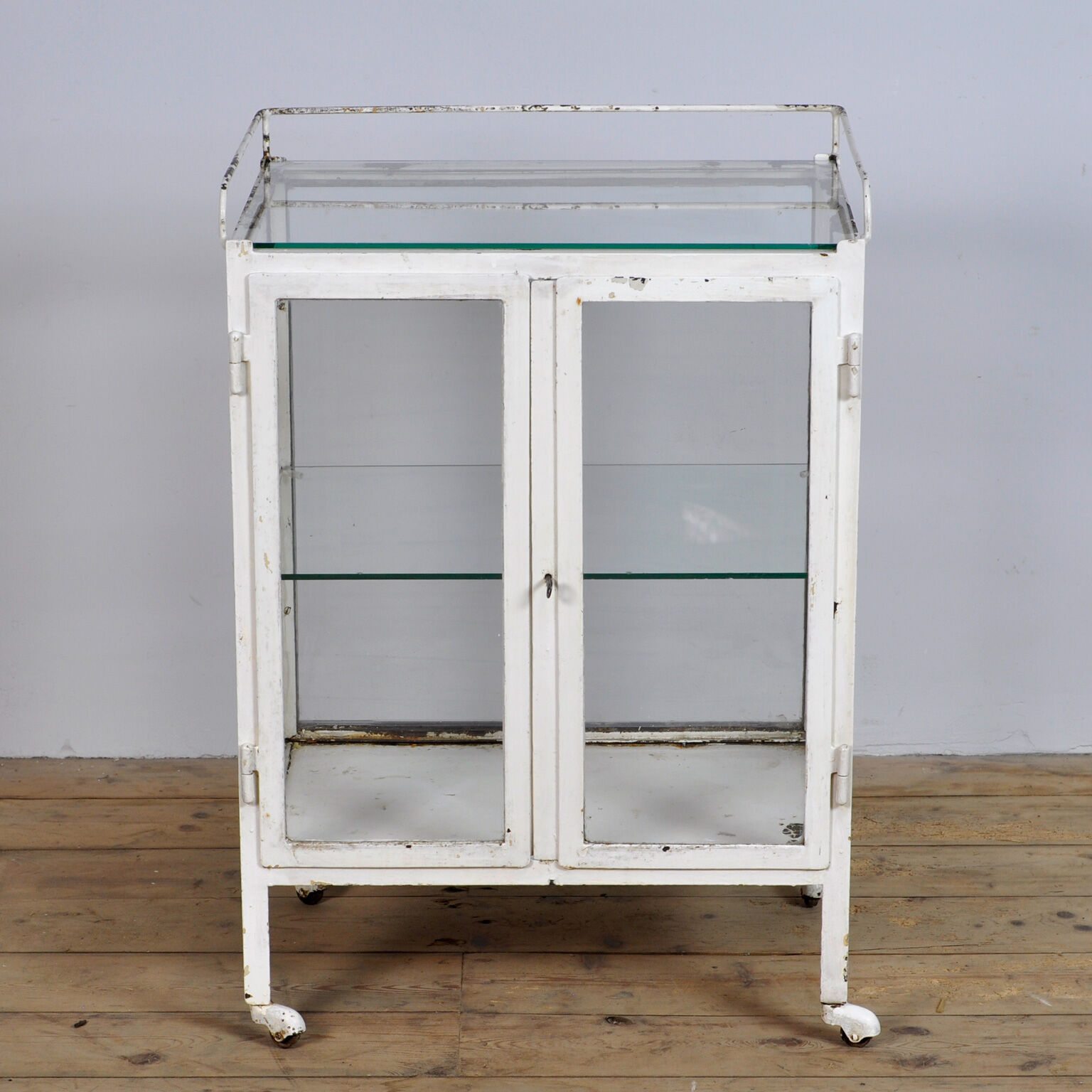 Vintage Iron Medical Trolley, 1930s