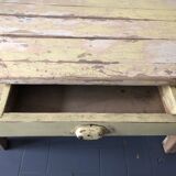 Farm coffee table, countryside.