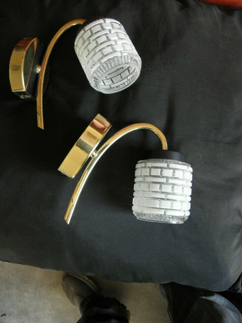 Vintage lamp wall lamp appliques 1950