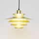 Lampe dorée, Danemark, années 1970