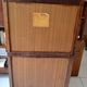 Chiffonnier vintage chêne commode vert anglais
