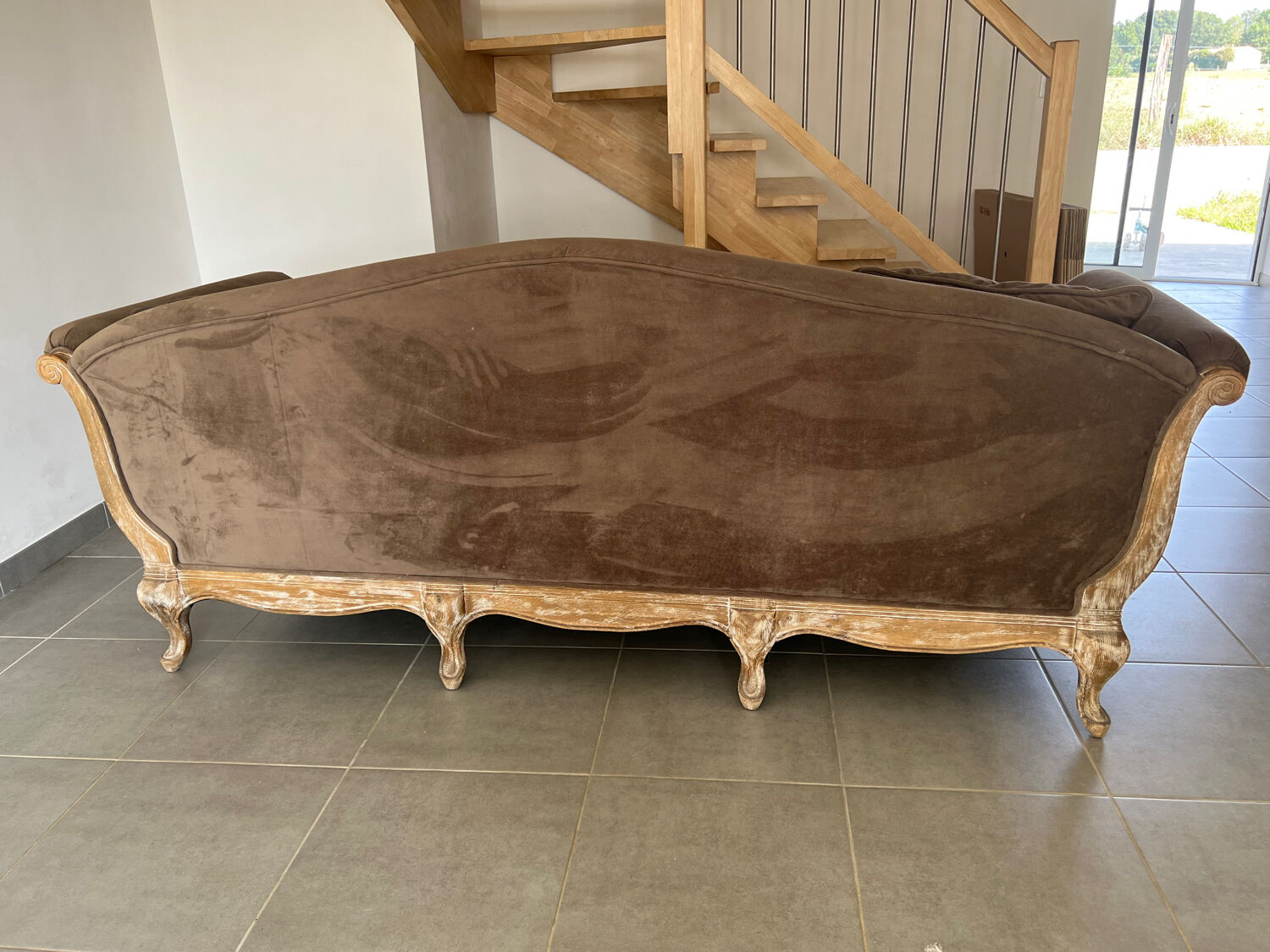 Baroque Pompadour sofa