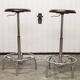Pair of Mirima brand telescopic and rotating stools (84 to 53cm)