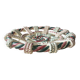 Hand-painted woven ceramic plate