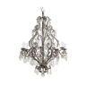 Italian chandelier with crystal beads and prisms
