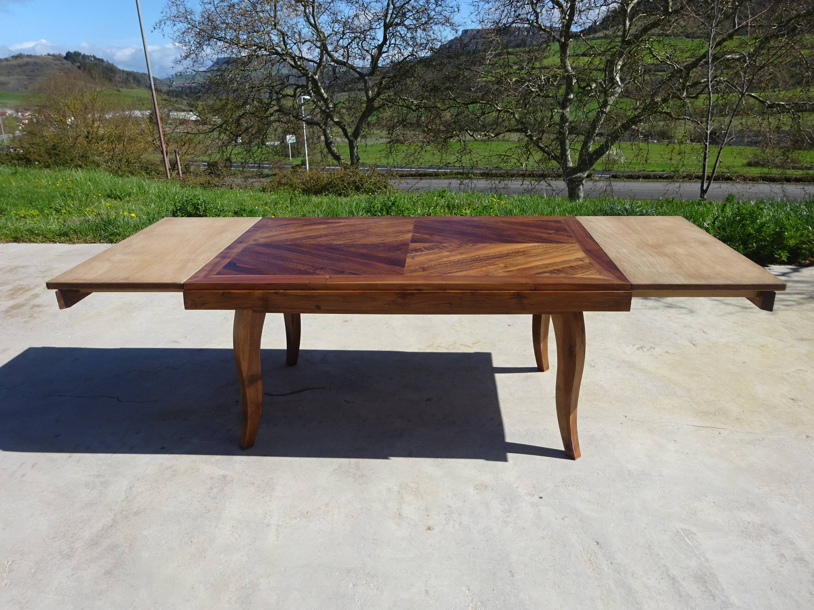 Walnut dining table, 1950