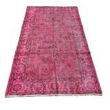 Vintage distressed turkish rug