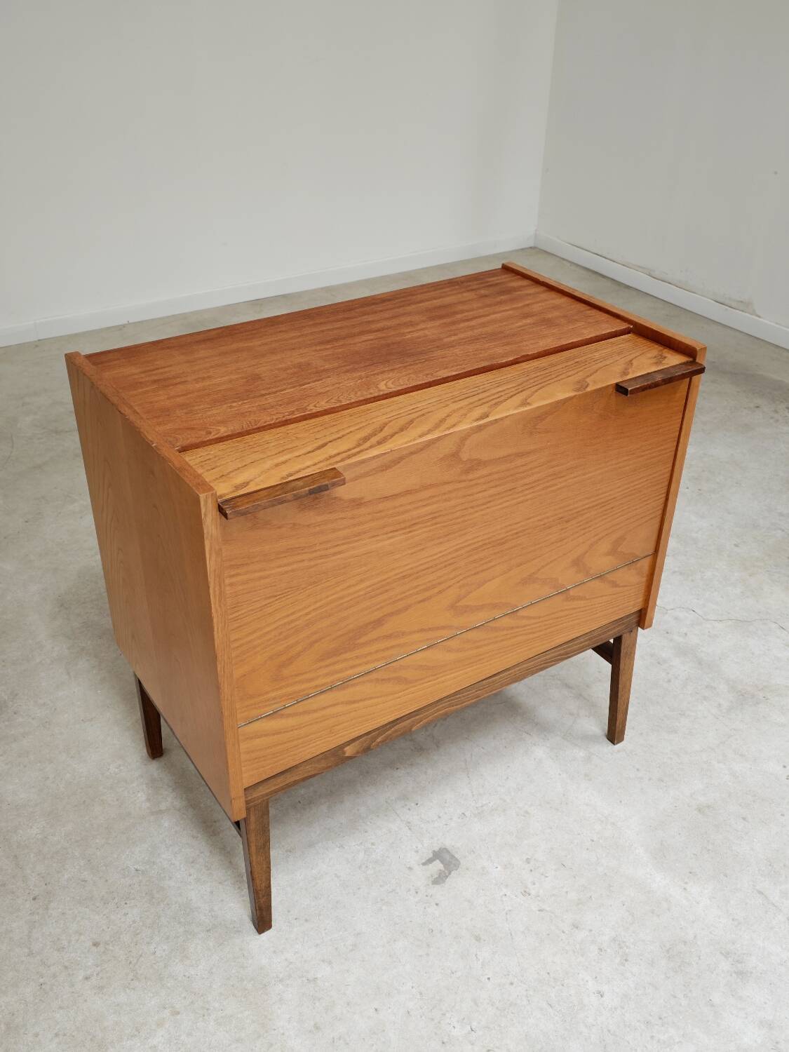 Blanket chest or mini bar by Frantisek Mezulanik for Up Zavody 1960