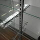 Large display cabinet with 2 sliding glass doors