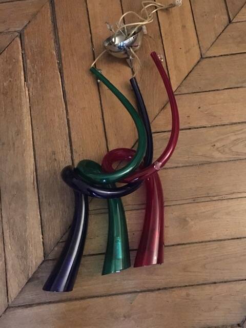 Kao 9 Murano Italy Venice Light Fixture