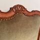 Lot 2 old Louis XV style carved solid walnut chairs late 19th century