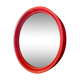 Round orange mirror Gilac for Prisunic