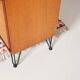 Sideboard feet metal vintage, Scandinavian style, 200cm