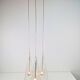 Italian Glass Fucsia 3 Pendant Lamp by Achille Castiglioni for Flos