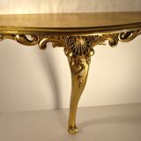 Wall console gilded 50 cm