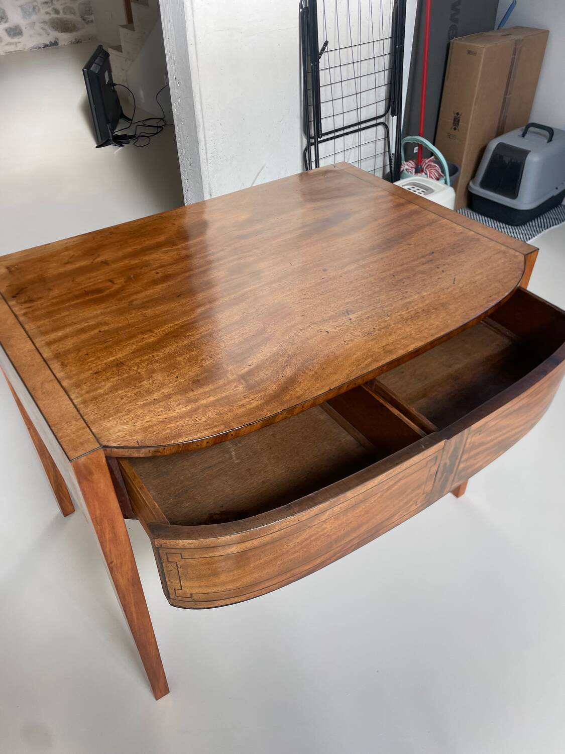 Antique marquetry desk
