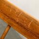 Mid-century wooden chair set in the style of Arno Lambrecht, 1950s.