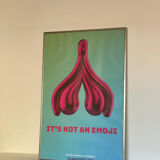 Feminist retro frame and poster 40x60cm