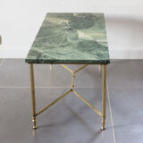 Green marble coffee table