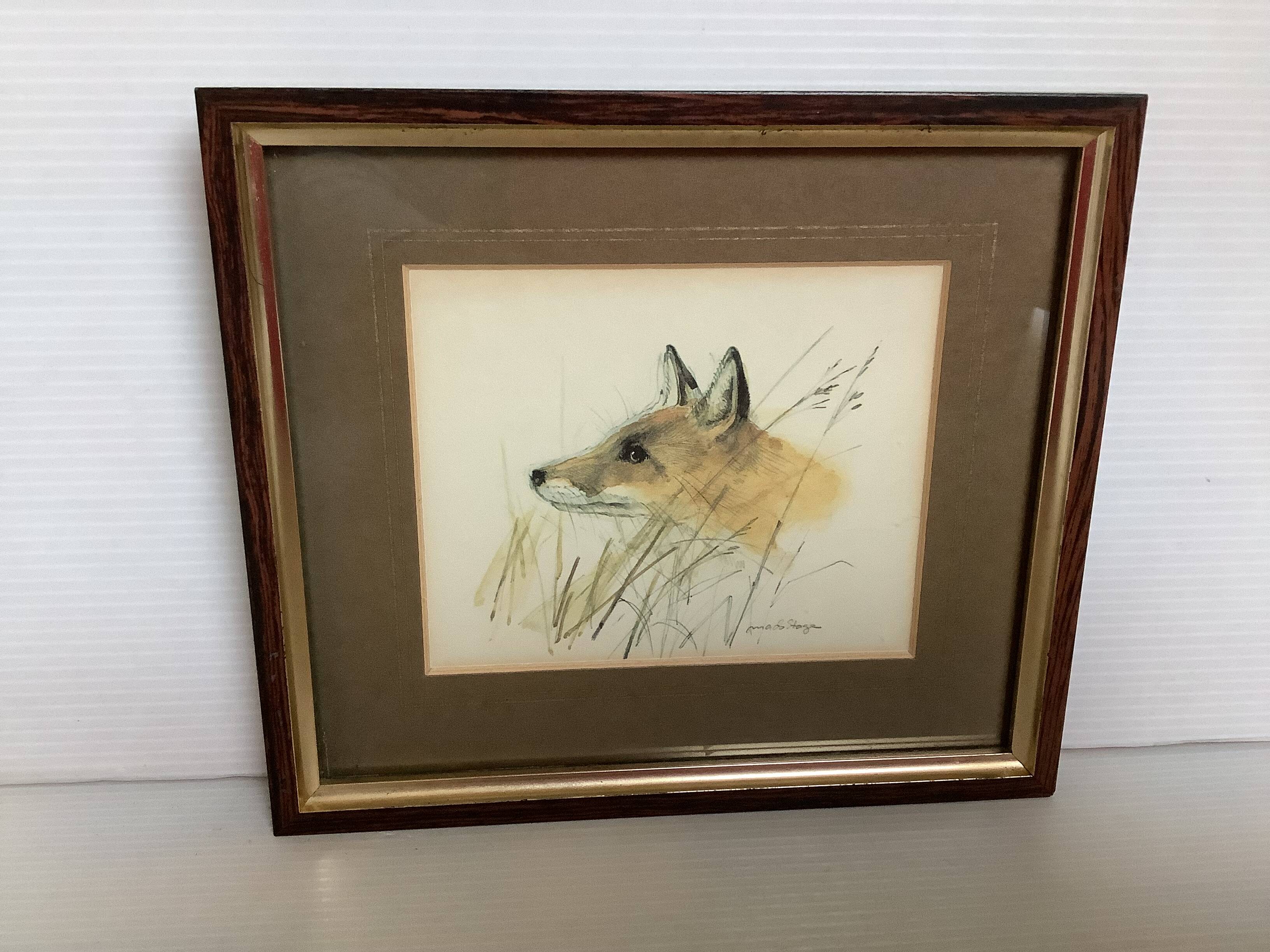 Small fox painting lady clare