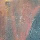 Oil on canvas - embracing couple - 55 x 38 cm