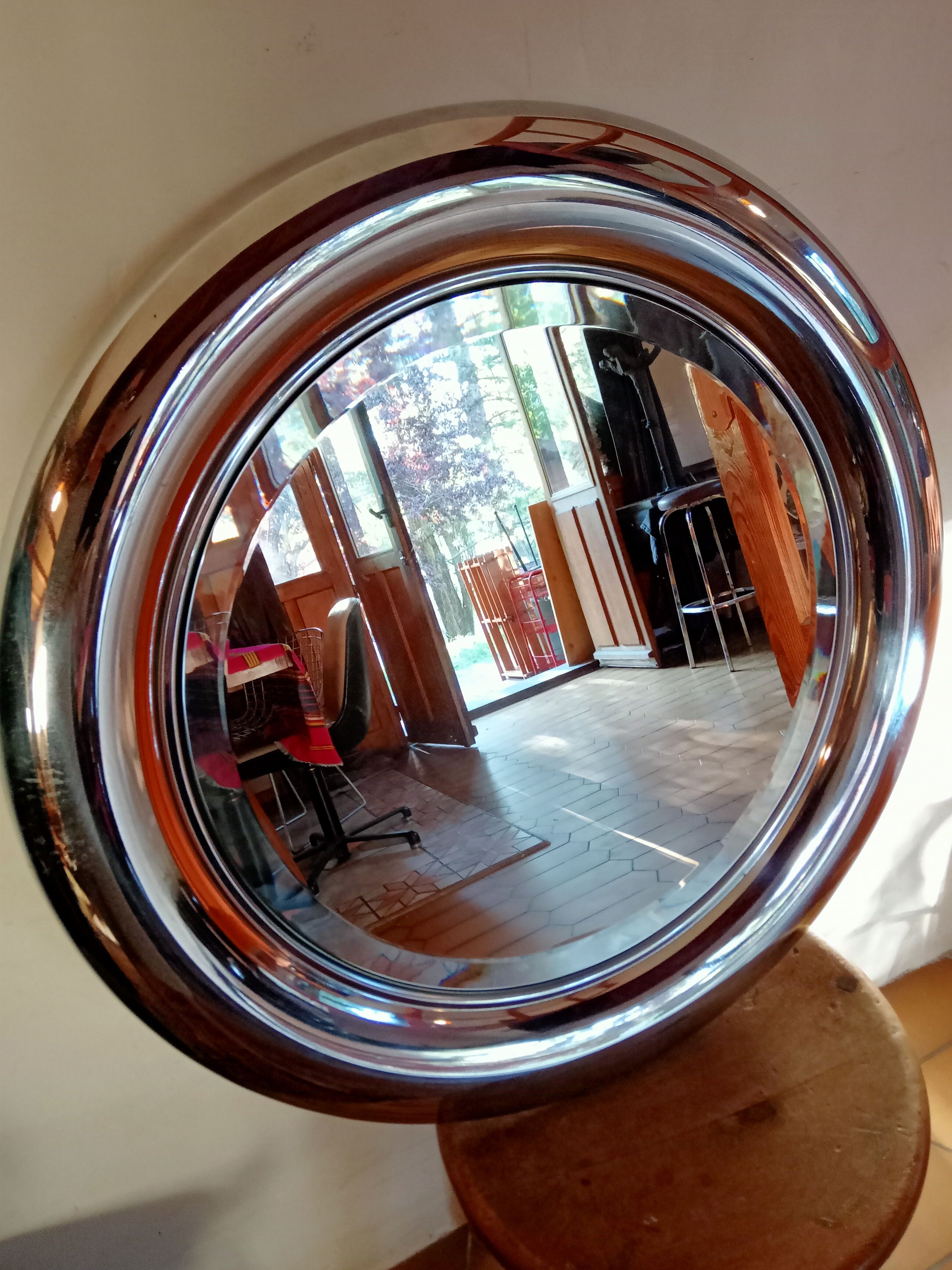 Chrome mirror design Italy