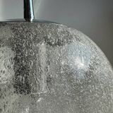 Bubble glass pendant light from the 70s