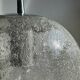 Suspension verre bullé années 70