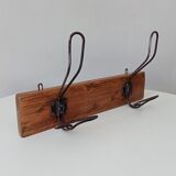 Vintage wall coat rack