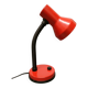 Elite - industrial style desk lamp - red lacquered metal - netherlands - 90's