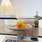 A plexiglass bar signed "Michel Dumas", 1970s.