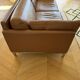 Duvivier Centquatre 3-seater sofa in camel leather — 213 cm