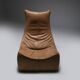 Stunning lounge chair The Rock in brown leather by Gerard Van Den Berg - Montis