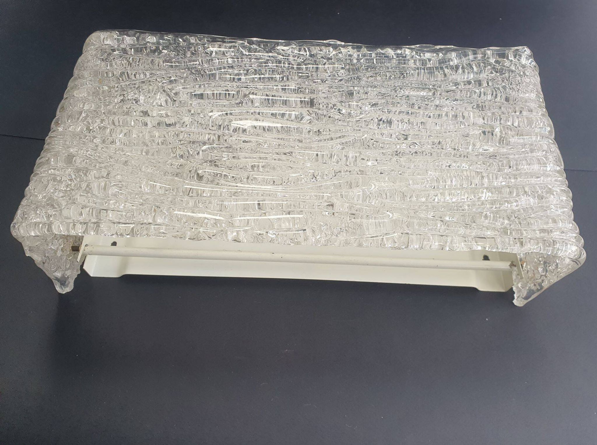 Pair of Murano glass wall lights by Kaiser Leuchten, 1950s