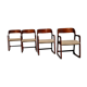 4 fauteuils vintage "Traîneau" de Baumann - années 1960