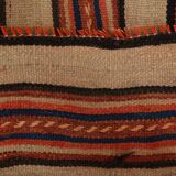 2x8 Red Striped Kilim Runner Rug, 75x254Cm