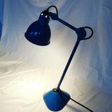 RAVEL articulated lamp, model 205 blue, Bernard Albin Gras, Clamart, France, 1932