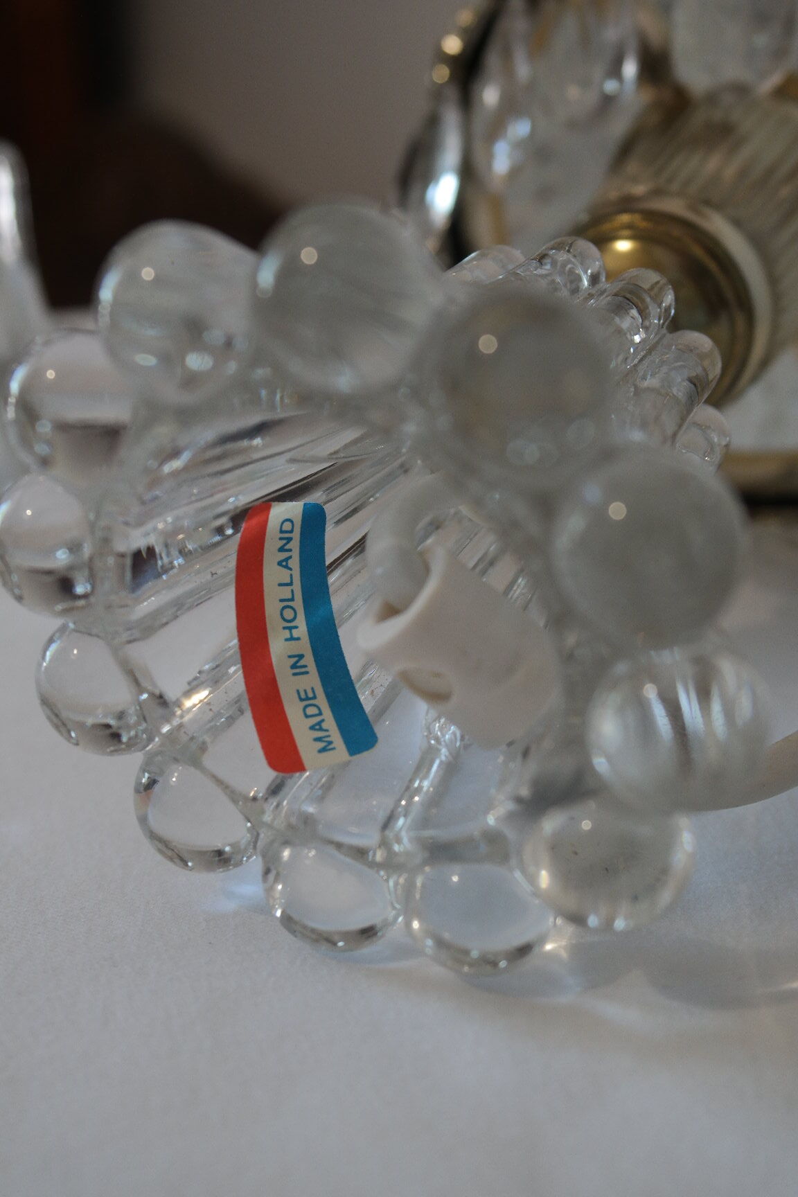 Vintage stamped table lamps