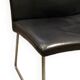 Chaise scandinave vintage en cuir