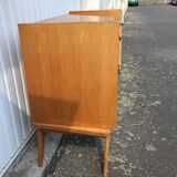 Vintage dresser with compass foot