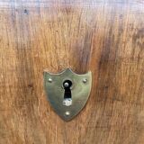 Commode époque Louis Philippe en acajou clair et marbre gris