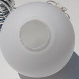 Spring lamp and opaline design