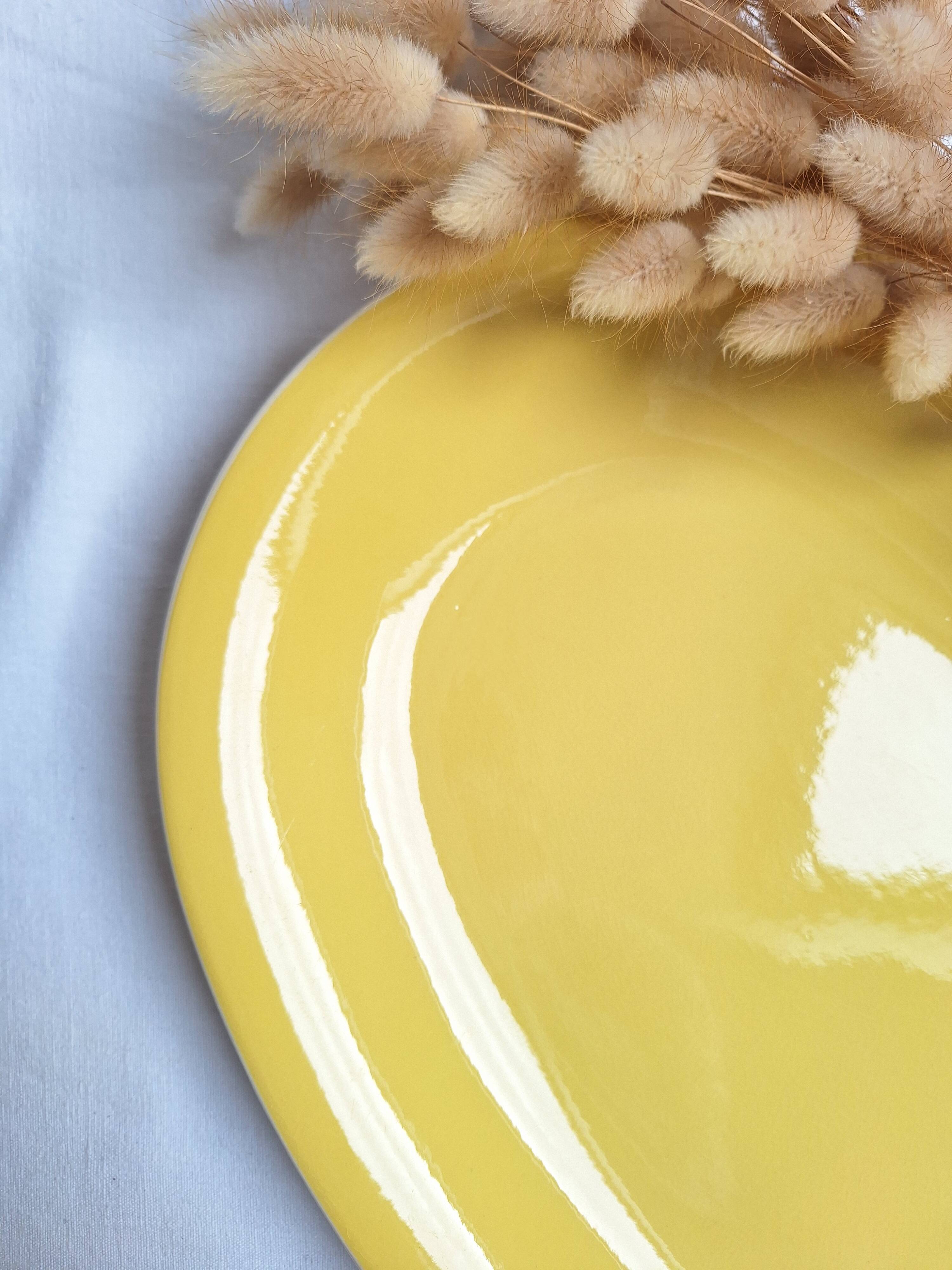 Oval plate Villeroy & Boch yellow