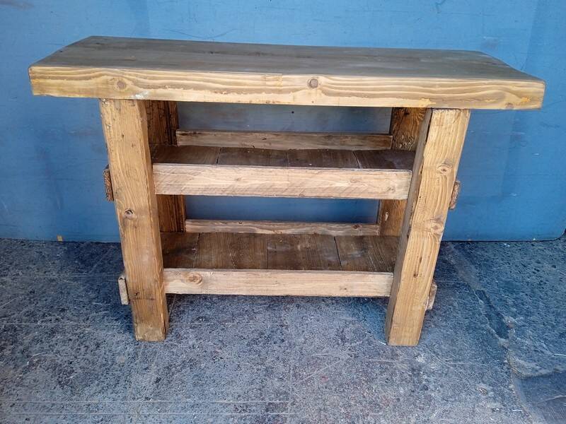 120cm workbench solid wood antique furniture