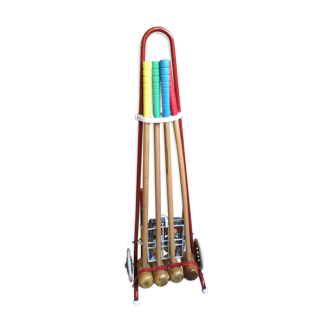 Jeu de croquet vintage